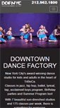 Mobile Screenshot of downtowndancefactory.com